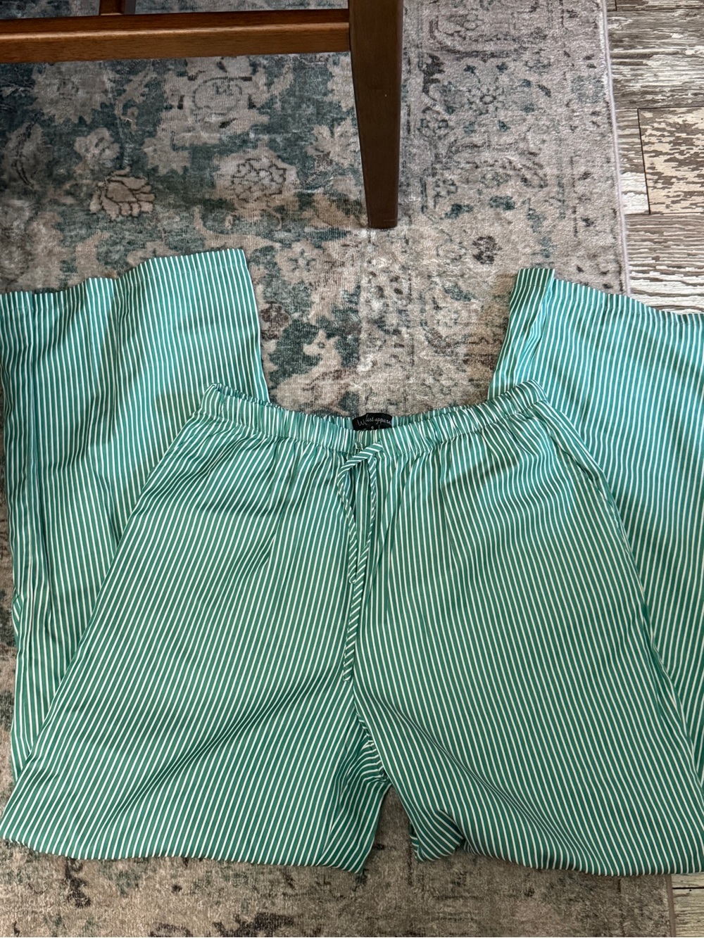 Wishlist Green and White Striped Pants